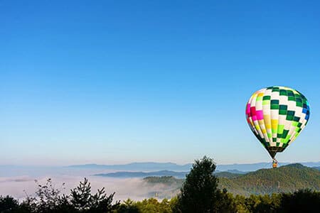 Image: Sea of Clouds Viewing Balloon Flying Experience