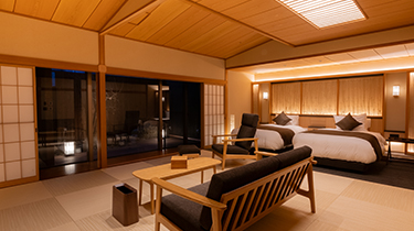 茶寮露天風呂付客室