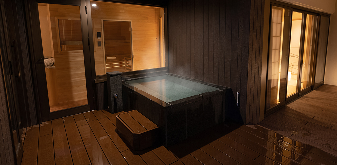 茶寮露天風呂付客室プレミアムスイート