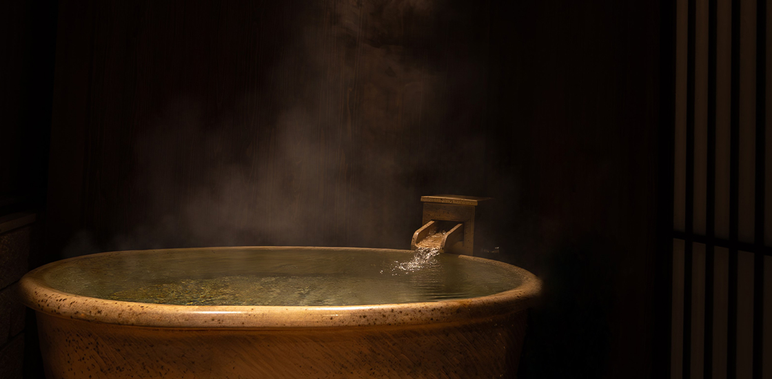 茶寮露天風呂付客室