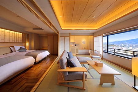 Image: 6th Floor Guest Room with an Open-Air Bath