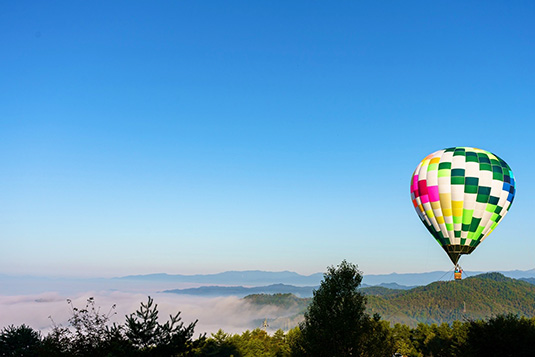 雲海気球フライト体験