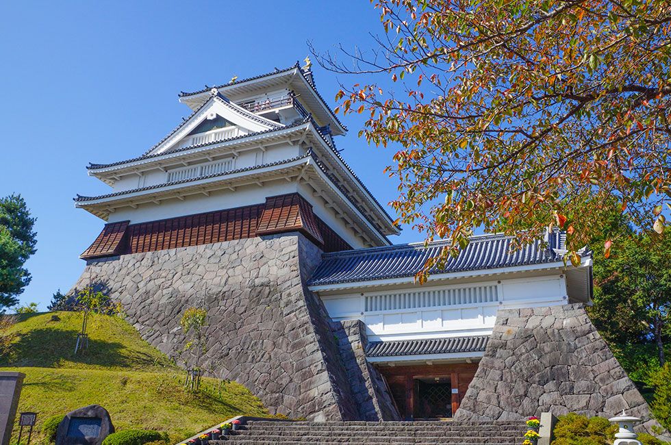 古窯まで約8分上山城を見学