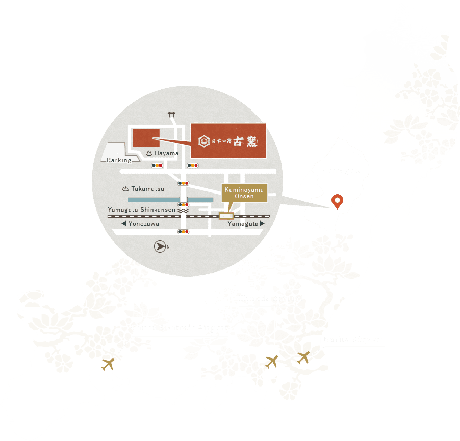 MAP: 位於充滿自然氣息與壯麗景色的地點。